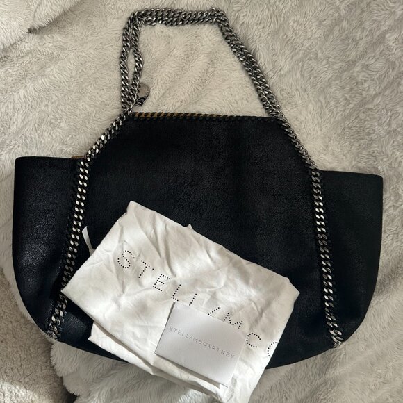 Stella McCartney Large Reversible Falabella tote in Black - Picture 15 of 16